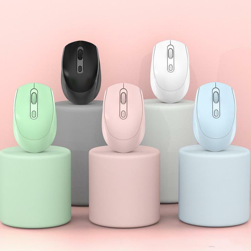 Nowa bezprzewodowa mysz Bluetooth Morandi Dual-mode cicha i wygodna mysz do ładowania