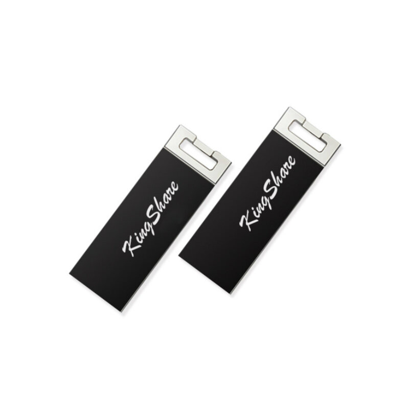 Clé USB 2.0 en métal avec Logo gratuit, support à mémoire de 4GB 8GB 16GB 32GB 64GB 128GB, 128MB, plus de 10 pièces