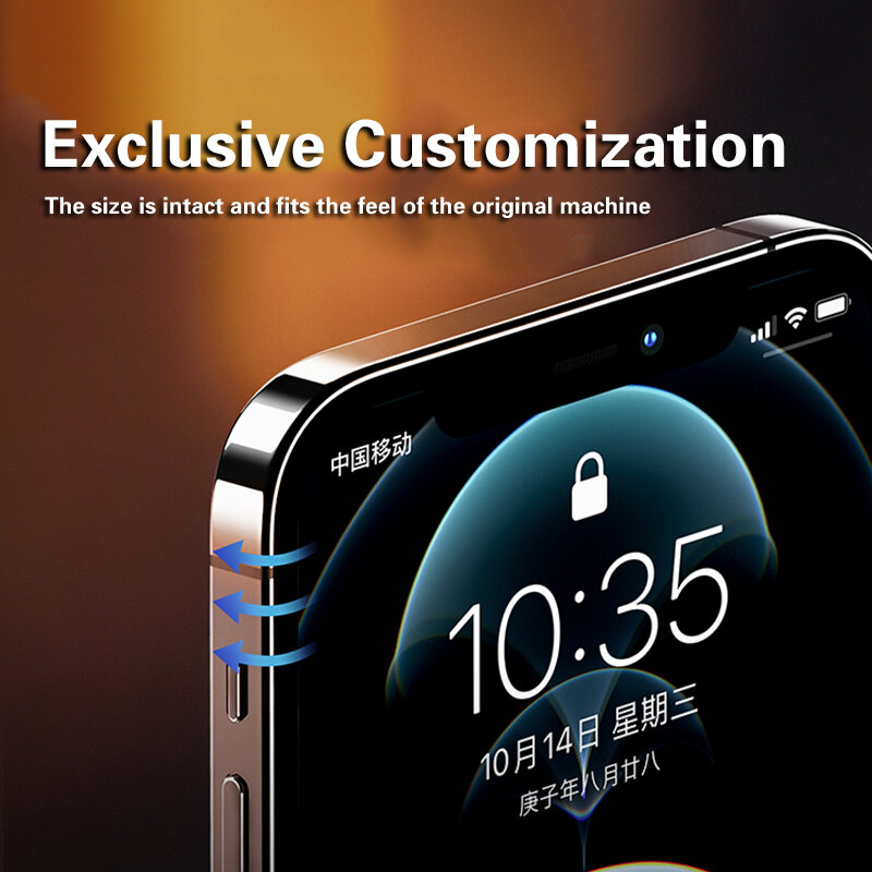 1-4 sztuk pełna pokrywa ochronna szkło hartowane dla IPhone 12 Pro Max 6S 7 8 Plus IPhone 13Pro 11 X XR XS MAX Mini Screen Protector