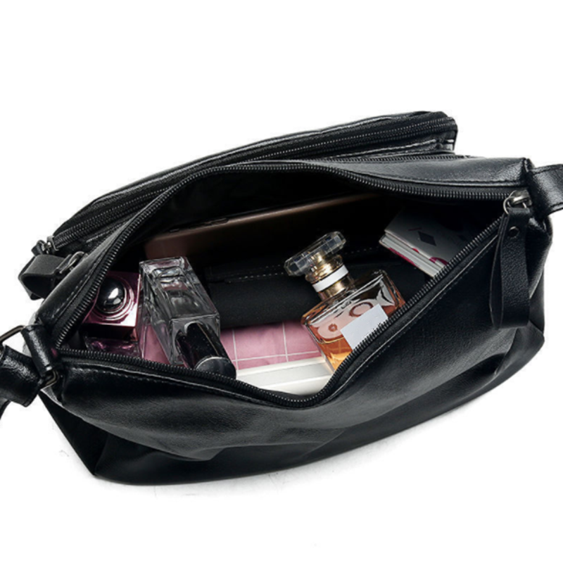 النساء Crossbody حقيبة لينة حقيبة كتف جلدية Pu نوعية جيدة حقيبة ساعي صغيرة حجم محفظة حقائب سيدات