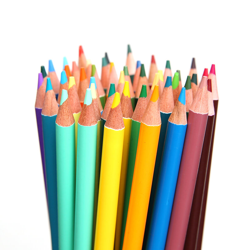 Brutfuner 48/72/120/160 ألوان خشبية طقم أقلام رصاص ملونة رسومات فنية زيت قلم رصاص ملون للمدرسة رسم رسم الفن لوازم