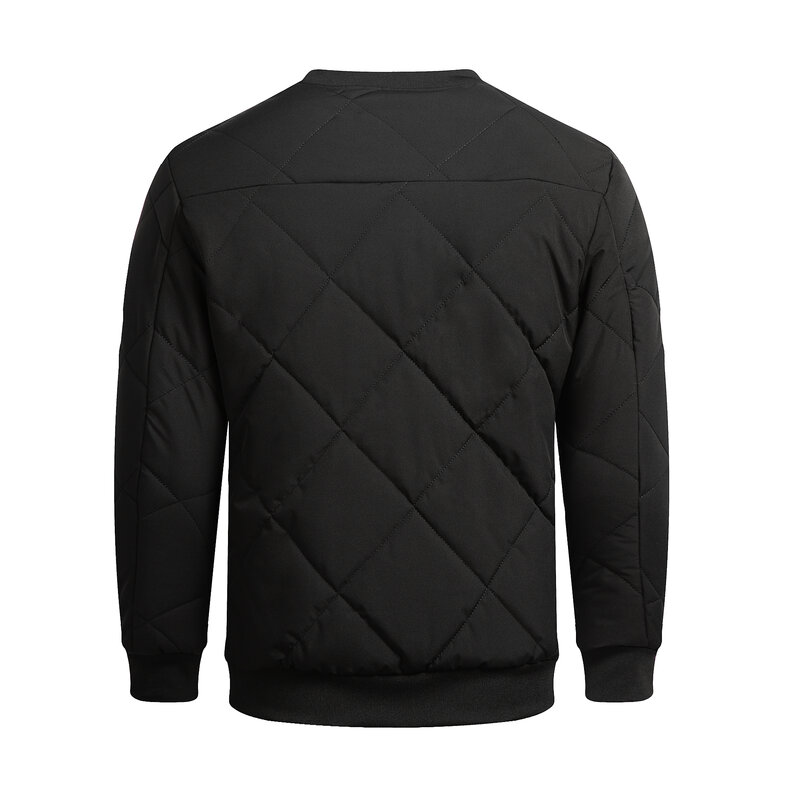 Jaqueta masculina casual outono jaqueta de inverno engrossar roupas masculinas 2022 streetwear algodão acolchoado casaco fino ajuste masculino 4xl