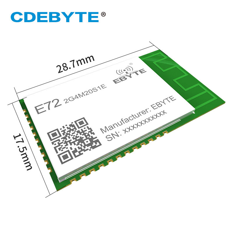 Cc2652p sem fio módulo zigbee bluetooth 2.4ghz 20dbm soc ebyte E72-2G4M20S1E transceptor e receptor pcb/antena ipx