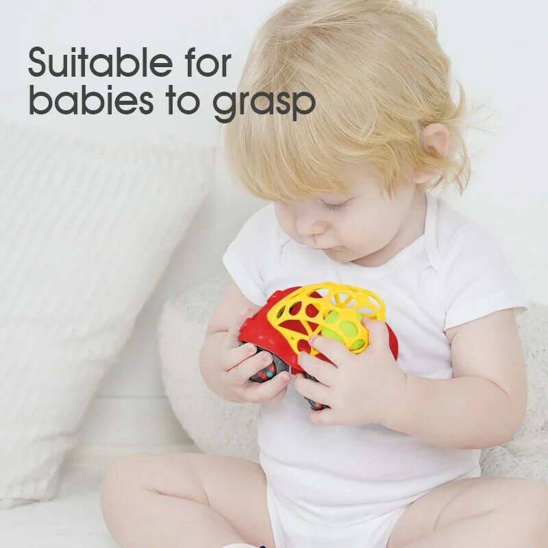 Bearoom — Hochets en plastique, cadeau drôle et éducatif pour bébé, stimule l'intelligence, adapté aux dentitions molles, marteau, sonnette à main, composant en gomme facile à saisir