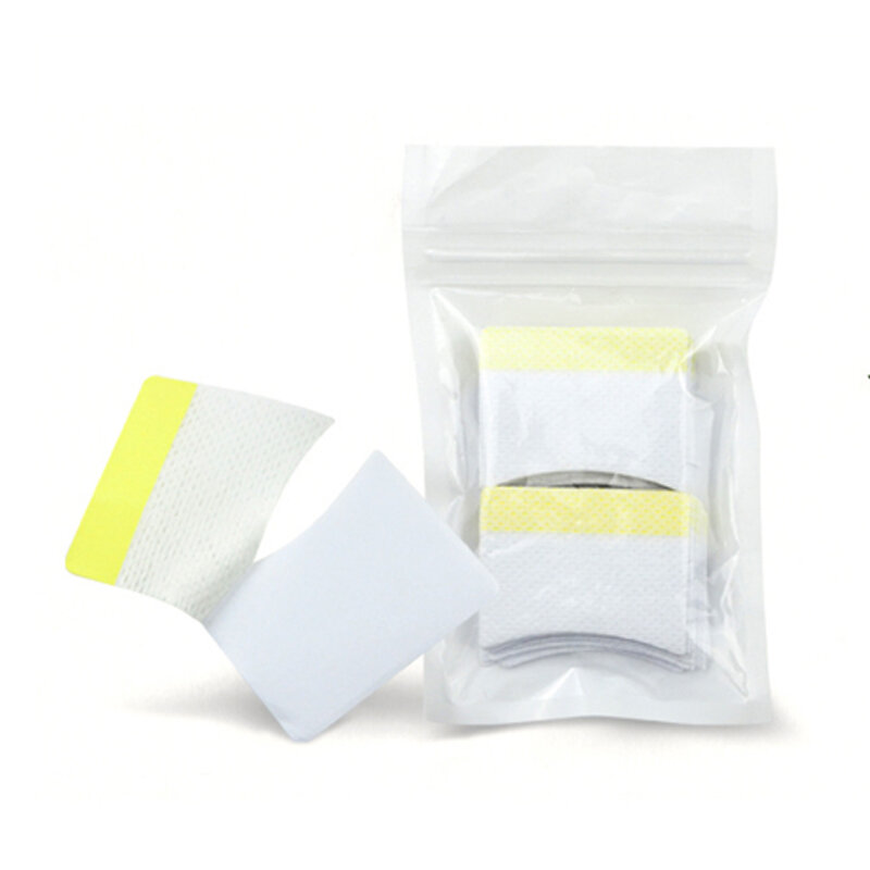 Adesivos de extensão de cílios descartáveis, adesivos para alongamento de cílios para isolamento da pele sob os olhos kit com 40 peças