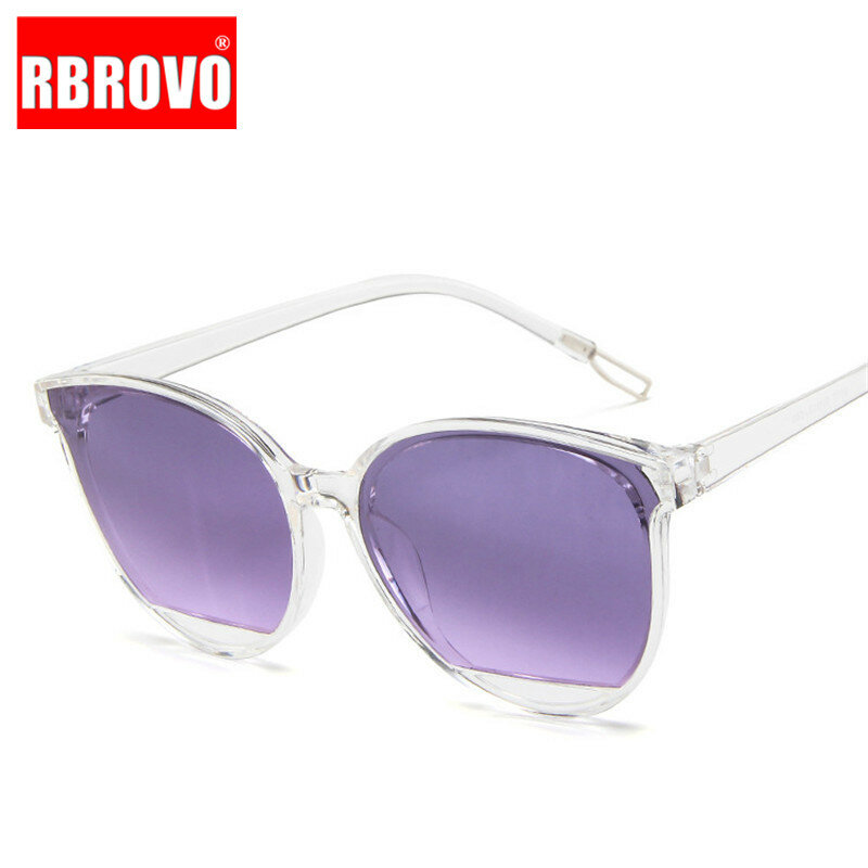 RBROVO جديد وصول 2023 موضة النظارات الشمسية النساء خمر المعادن النظارات مرآة الكلاسيكية خمر Oculos دي سول Feminino UV400