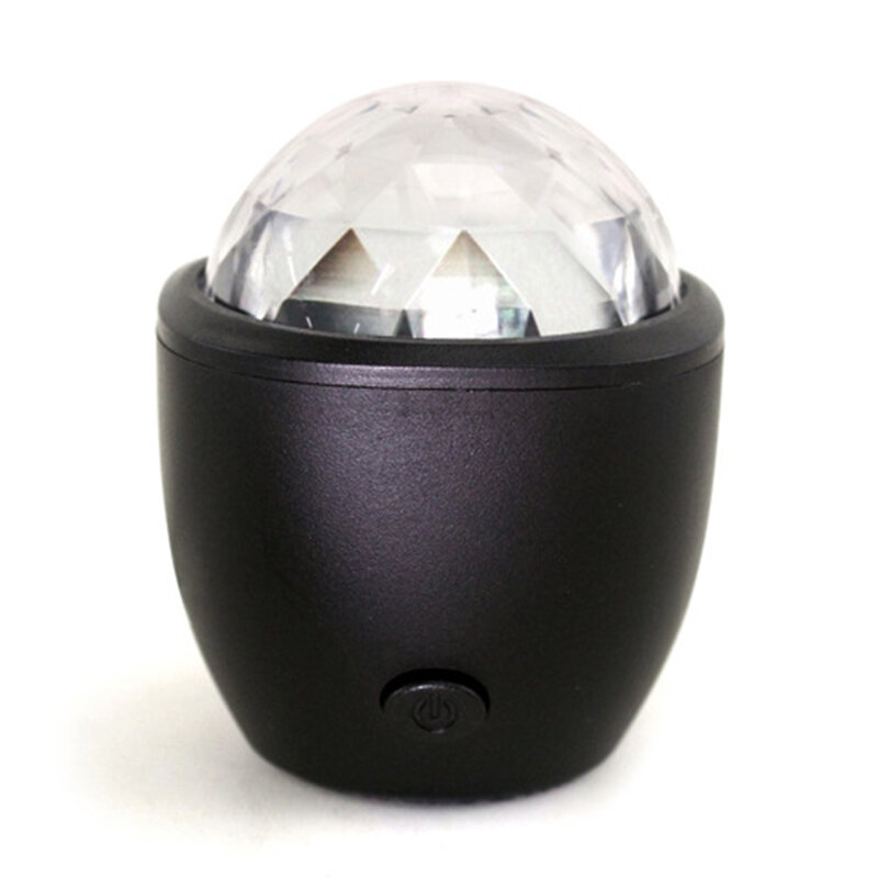 Minibar de cristal para fiesta KTV, lámpara de escenario activada por voz UV, luz de discoteca, ambiente alimentado por USB, interior del coche