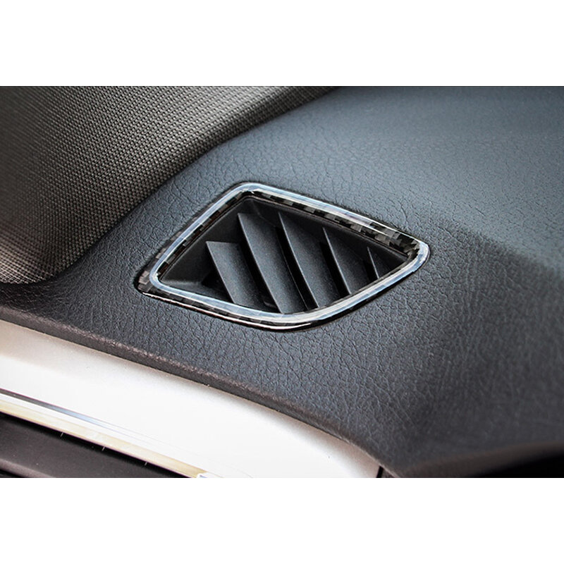 2 шт. для Bmw F30 F34 стайлинга автомобилей углеродного волокна автомобиля центральной консоли воздуха на выходе Крышка вентиляционного отверст...