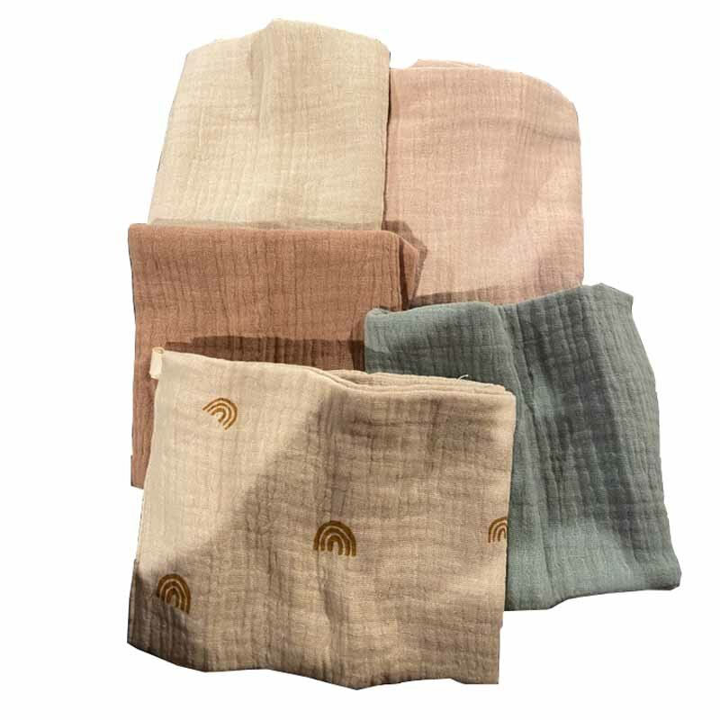 AY Tesco – serviette de bain pour bébé, serviette de bain, mouchoir en coton, tissu doux absorbant, gaze, gant de toilette pour la maternelle