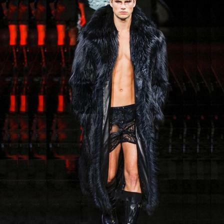Casacos de pele de raposa do falso dos homens longo preto tamanho grande inverno e outono falso vison casacos de pele casual outwear masculino k1555