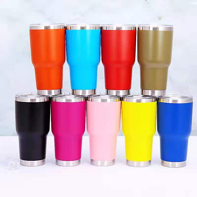 Stainless Steel Milk Water Cup Coffee Mug Thermos Tumbler Vacuum Beer Cups Bottle Thermocup Garrafa Termica Termos Termo Cafe