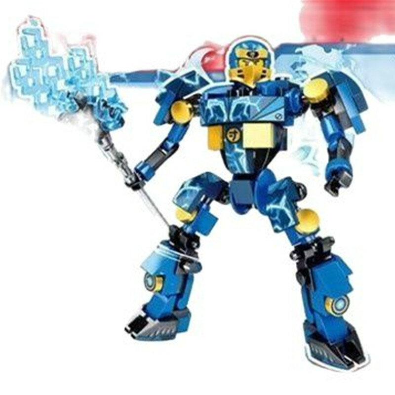 4 Jenis Nin Ja Heavy Mech Armor Mini Model Figur Blok Bangunan Mainan Anak-anak Bricks Boneka Hadiah untuk Anak Laki-laki MOC