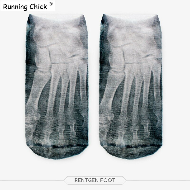 Running Short Tube Socks Invisible Socks Print Socks Women Chick Roentgen Foot Cn(origin) 97 (%)