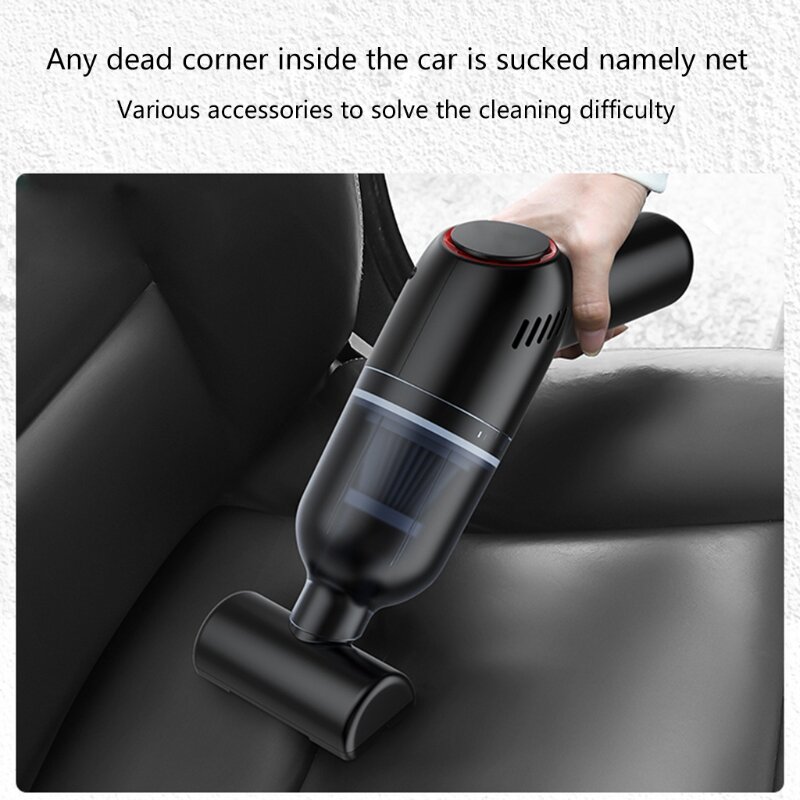 USB Rechargeable Cordless 8000Pa 120W Handheld Wireless Car Vacuum Cleaner for SUV Truck Home Office Pet House Computer HX6A