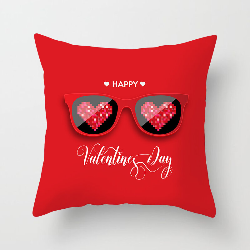 Valentin Tag Werfen Kissen Fall Rot Herz Kissen Abdeckungen für Hause Sofa Stuhl Dekorative Kissenbezüge