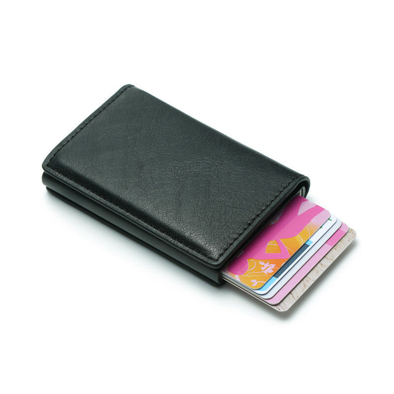 Кошелек ZOVYVOL 2021, алюминиевый металлический мини-кошелек для кредитных карт, Умный кошелек, визитница с застежкой и Rfid-блокировкой, безопасно...
