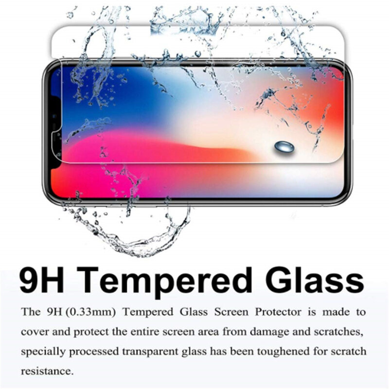 Anti-scrach vidro temperado do telefone móvel para o iphone 11 pro xr x 5S se 5 vidro protetor para o iphone 12 pro 7 8 6s mais xs max