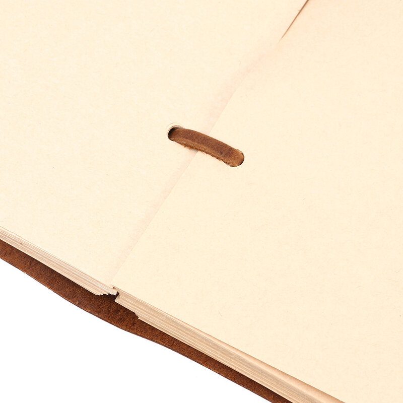 Cuaderno de cuero con cuerda de encuadernación hecha a mano, diario bonito y antiguo, cuaderno de bocetos para el diario, escuela, oficina, regalo para mujer
