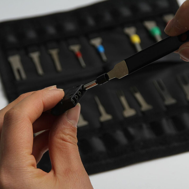 Kit de ejetor de agulha retrator, terminal automático, ferramenta de remoção de chave, conjunto de ferramentas de remoção, acessórios