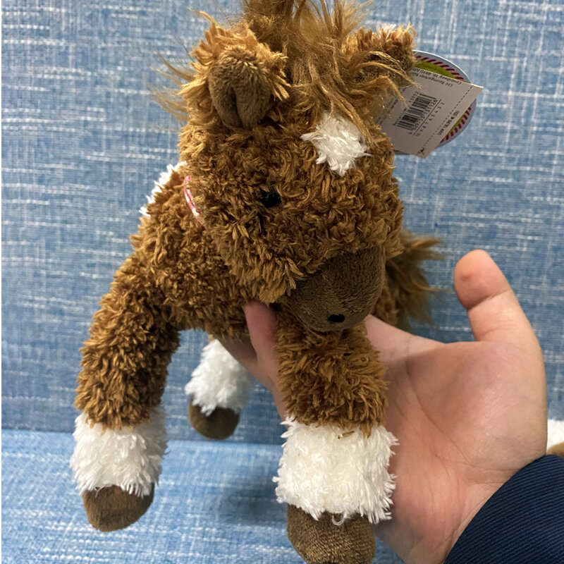Mainan Hewan Lembut Boneka Kuda Poni Kleiner Mein Tinggi 20Cm untuk Mainan Bayi Anak-anak Mainan Anak Laki-laki Hadiah Ulang Tahun Pesta