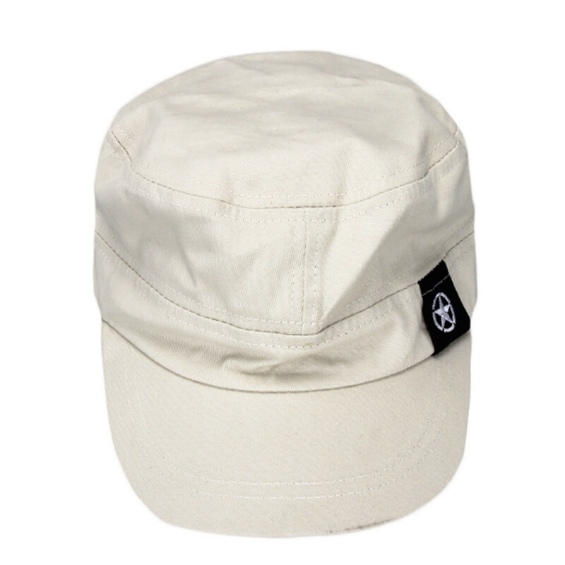 Sombrero militar de techo plano, banda ajustable para el sudor, gorra de campo de béisbol, protector solar al aire libre, gorra con visera verde militar