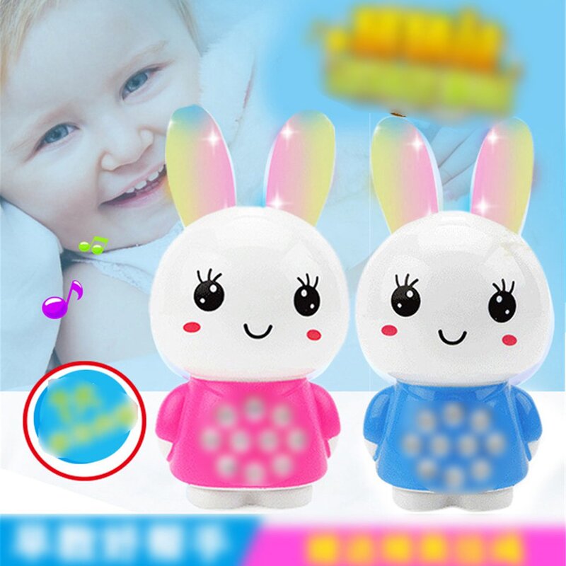 2021 New Early Education Machine Toy Cartoon Bunny Mini Story Machine Multi-Function Music Ancient Poem Baby Learning Machine