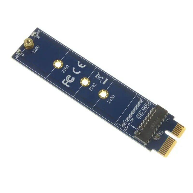 Adaptateur PCIE vers M2, NVMe SSD M2, PCIE X1, PCIE Express, connecteur de clé M, supporte 2230 2242 2260 2280 M.2 SSD
