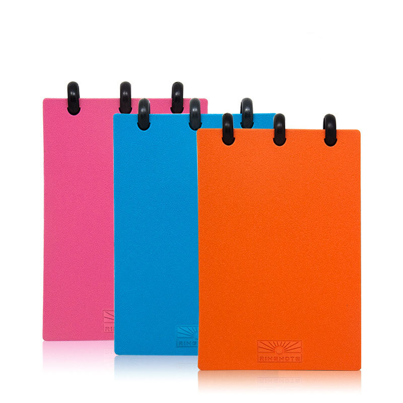A7Mini Blank Word Notepadเห็ดแผ่นดิสก์หลวมBindingแบบพกพาPocket Bookโฮสต์Hand Card 50กระดาษเปล่า