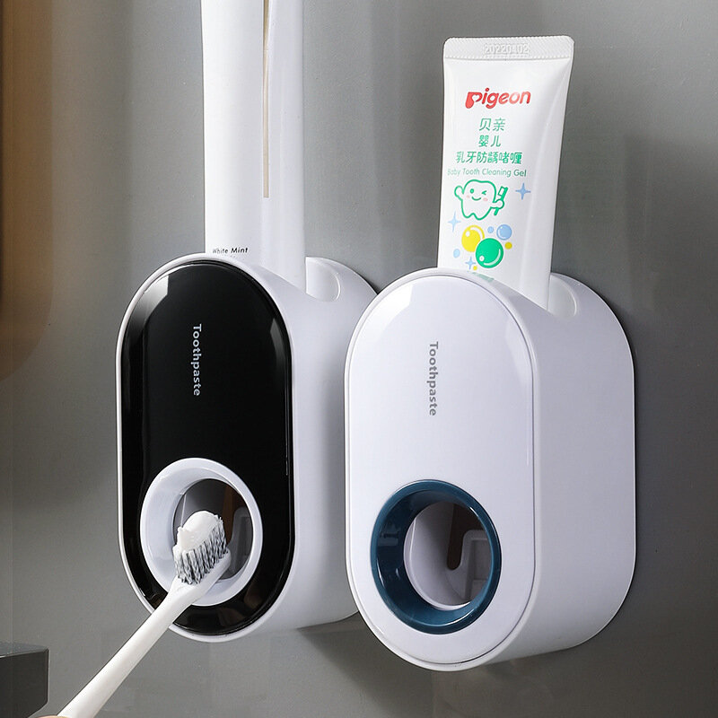 Dispensador automático de pasta de dientes para el cuidado de la higiene bucal, tubo exprimidor de pasta dental
