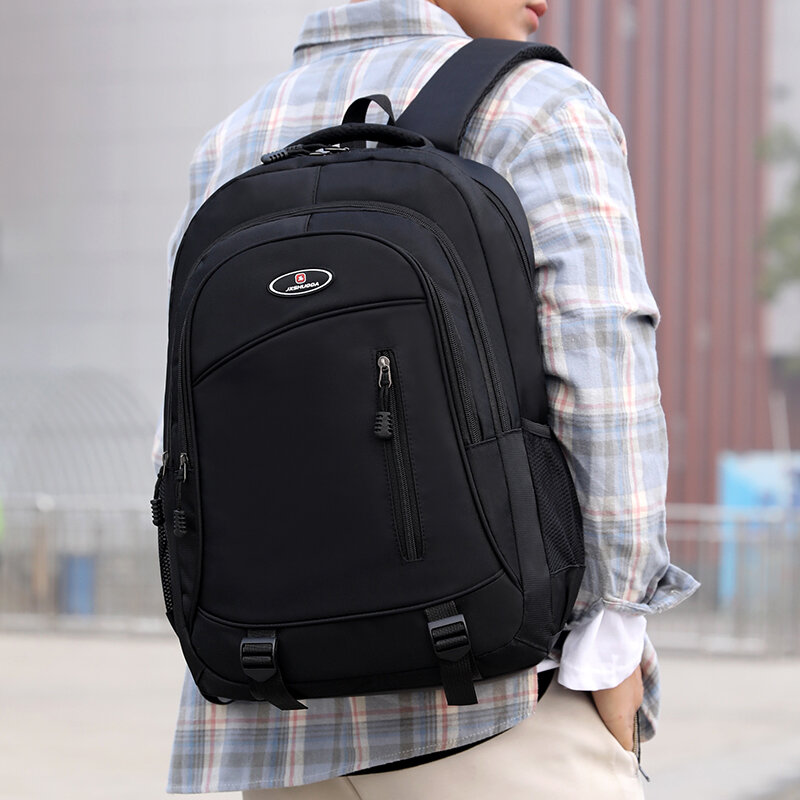 Mochila clássica oxford, mochila escolar com grande capacidade para laptop, para homens e mulheres, adolescentes, carregamento