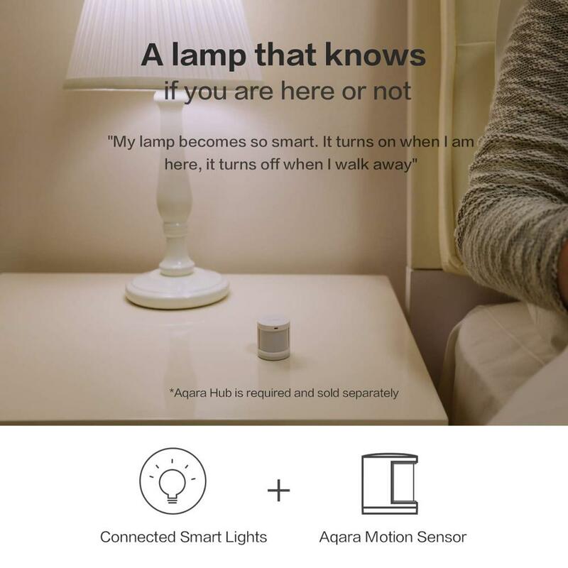 Xiaomi Aqara – capteur de mouvement PIR intelligent, sans fil, wi-fi, Zigbee, avec passerelle Hub, pour application Mi Home