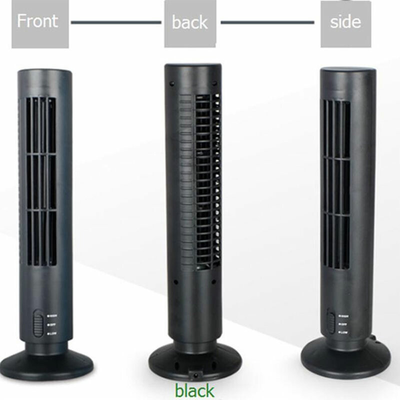 พัดลมระบายความร้อน USB แบบพกพา Full Controller พัดลมระบายความร้อน Bladeless Air Conditioner สำหรับ Home Office ฤดูร้อน Tower Fan