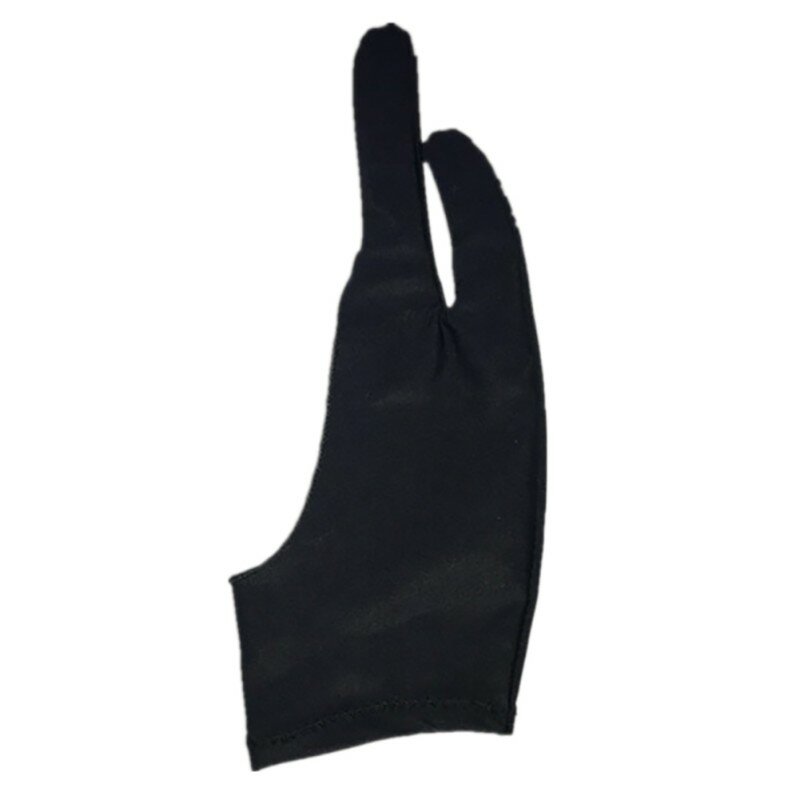 1Pcs Artist Drawing Glove for Any Graphics Drawing Table 2 finger Anti-Fouling Both for Right And Left Hand Drawing Gloves
