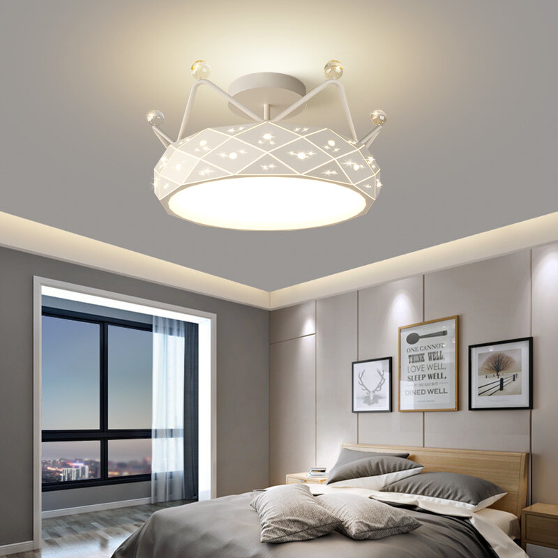 Lámpara LED de techo Estilo nórdico, iluminación regulable de 220v y 40W, tipo de techo utilizado en dormitorios, comedores y salas de estudio, tipo piña