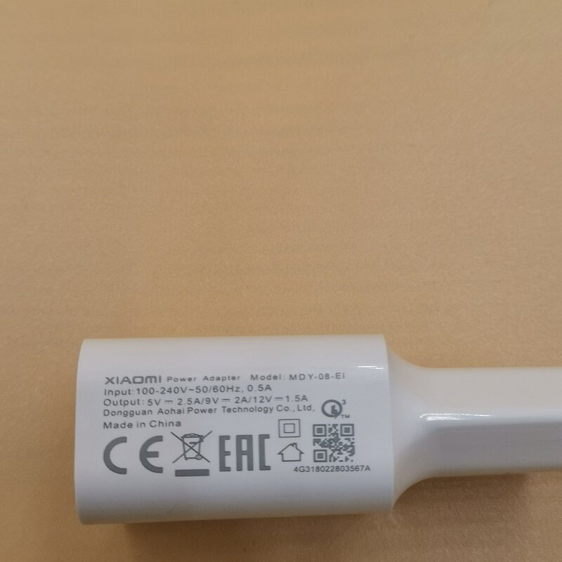 Зарядное устройство Xiaomi 18 Вт, USB Type-C, QC 3.0