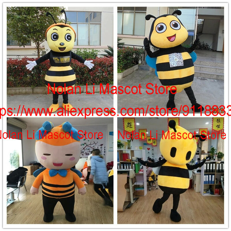 Multi-style Bee Mascot Costume Cartoon Game Role Playing Fancy Dress Advertisement Carnival Birthday Party Gift 1190-10