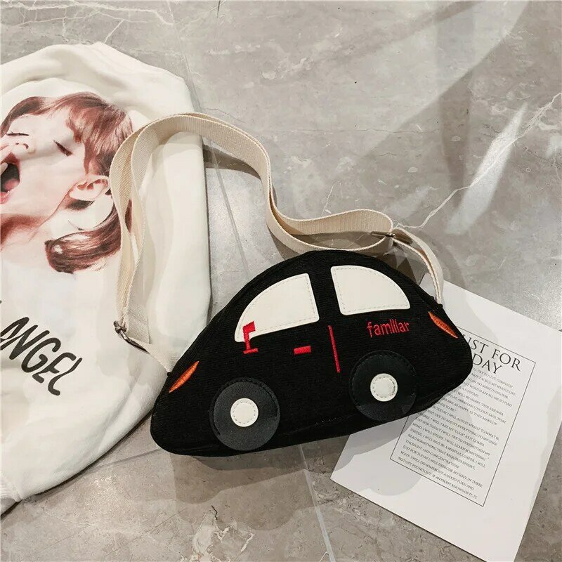 Versione coreana di borse per bambini creative, accessori per auto, borse a tracolla, personalità di nuovi ragazzi e ragazze, messeng monospalla