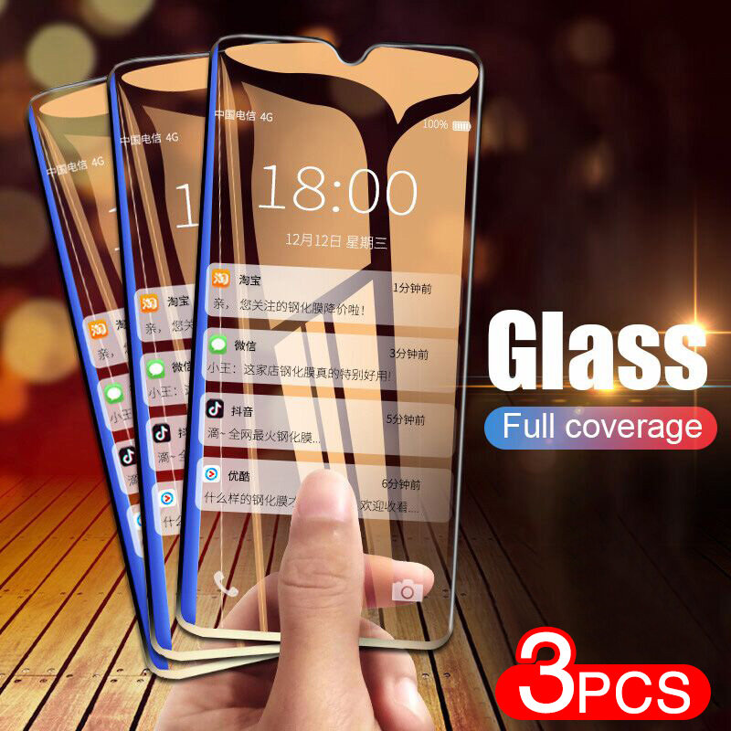 3PCS Full Protective Glass For Xiaomi Redmi Note 8 7 6 5 Pro Note 9 Pro Max Tempered Glass Screen Protector For Redmi 7 8 Film
