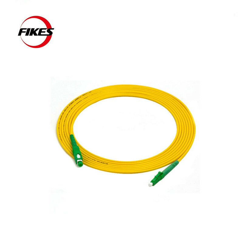 Cable de conexión de fibra óptica simple LC/ APC-SC/ APC, 3.0mm, 1 unids/bolsa, puente de fibra de modo único SM FTTH, SC APC