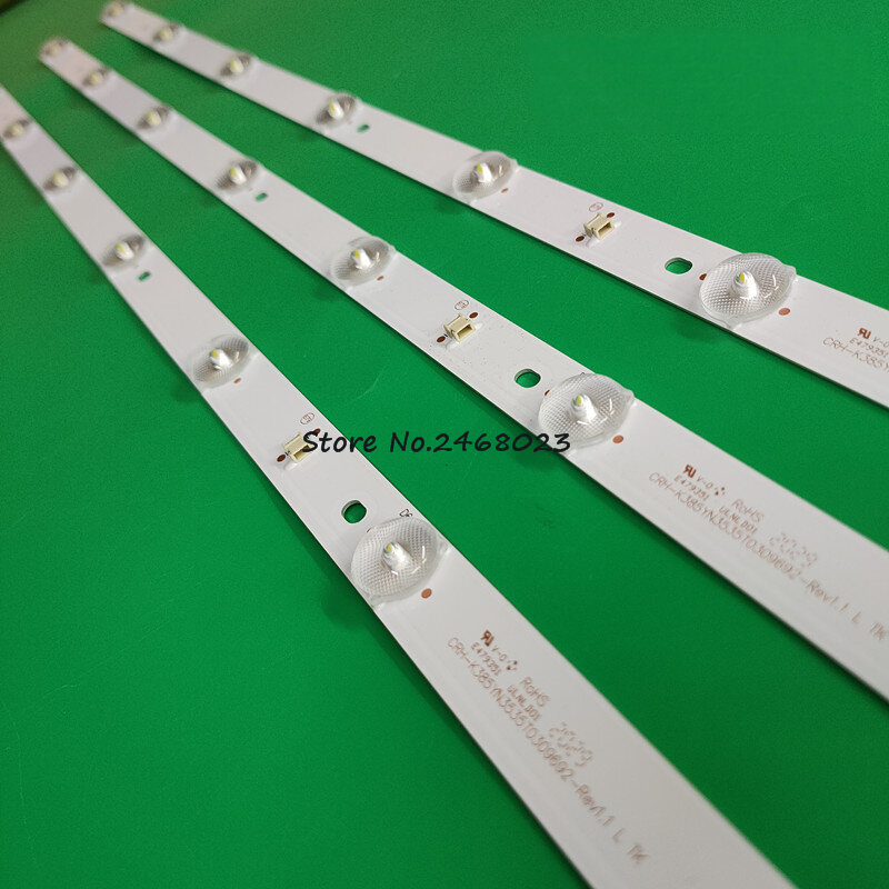 3pcs LED Backlight Strip For Hai er 39A3 H39E12 LE39B510X CRH-K385YN3535T0309692-REV1.1 9 Lamp 75cm