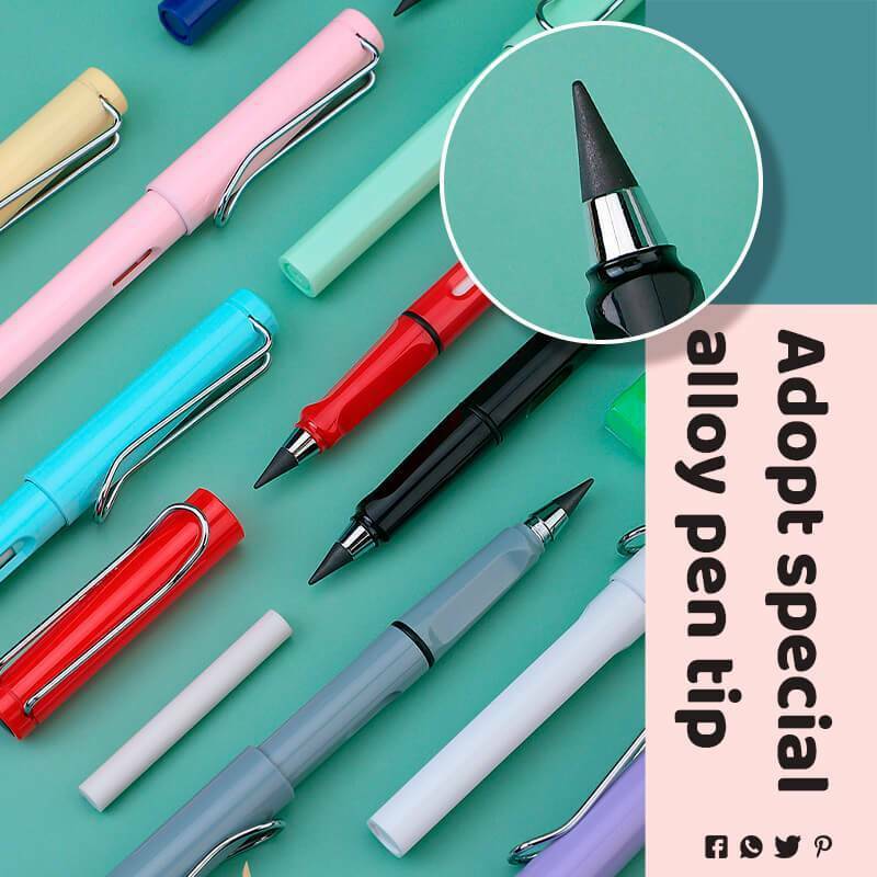 Não há necessidade de afiar interminável eterno lápis casa escritório ferramentas de escrita presente para crianças acessório prático do agregado familiar