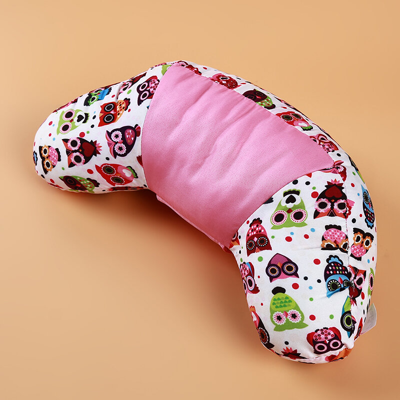 Bawełniana poduszka podtrzymująca ramię zagłówek podróż samochodem łagodna do snu poduszka samochód dziecięcy poduszka podróżna na szyję