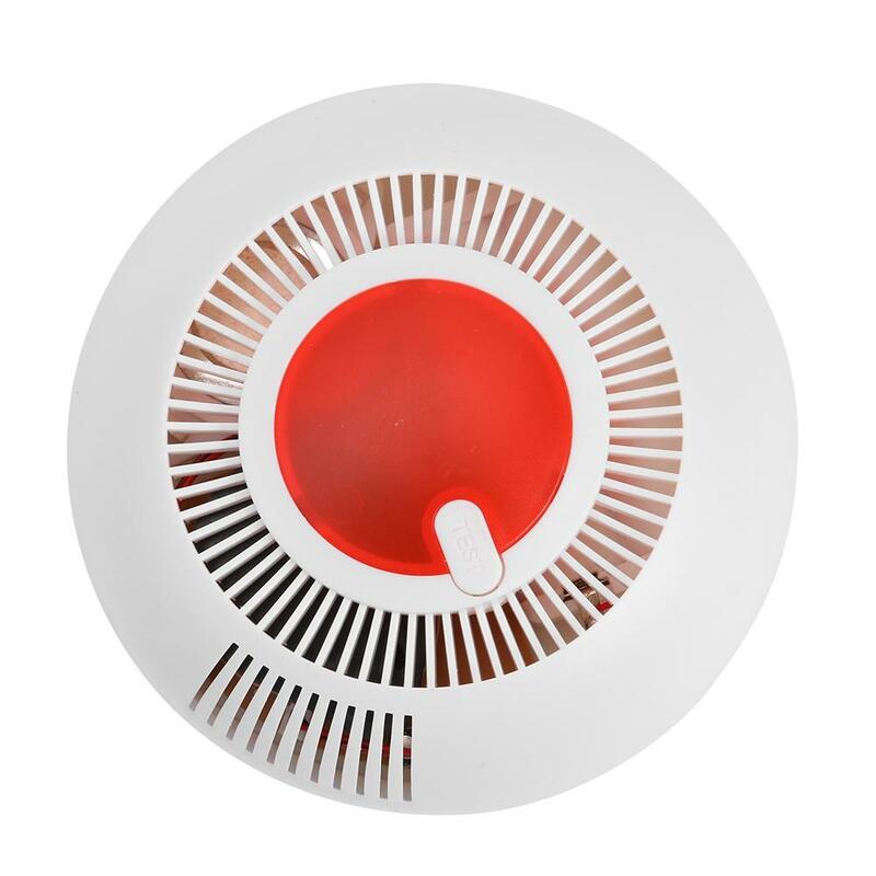 Rilevatore di fumo WiFi allarme sensore di incendio allarme sensibile alla sicurezza domestica senza fili sensore fotoelettrico a infrarossi allarme luce sonora
