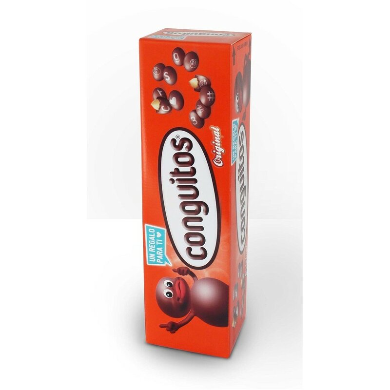 Romantique Megatubo Original Conguitos♥800 grammes de délicieuses arachides enrobées de chocolat noir. Idéal pour cadeau