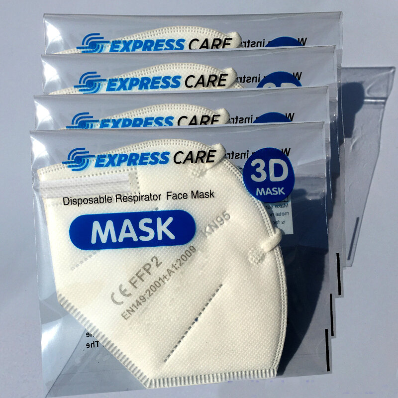 Mascarilla facial Ffp2 reutilizable, máscara protectora con filtro KN95, para españa