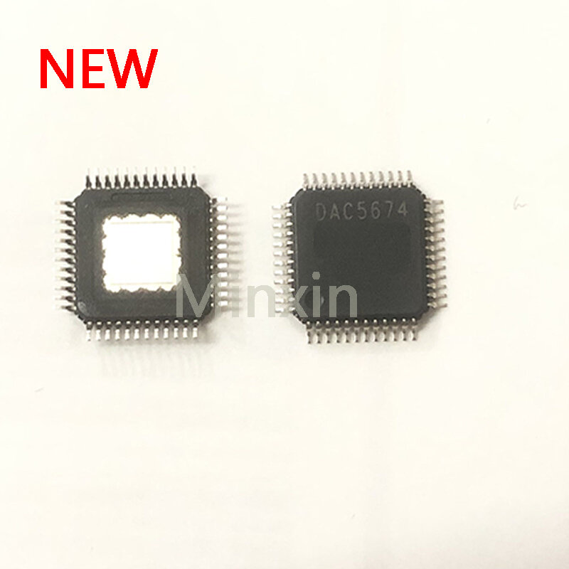 Chip DAC5674, nuevo, 100% Original, DAC5674IPHPR, QFP48