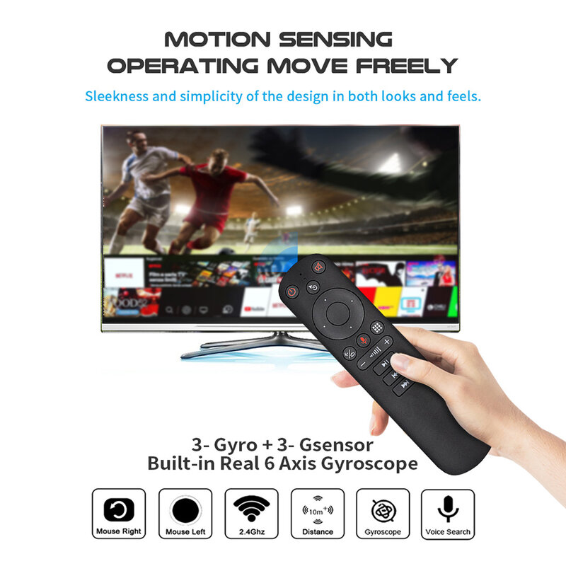 G50s controle remoto de voz mouse ar gyroscope2.4g sem fio com ir aprendizagem microfone para android caixa tv x3 pro h96 max x96 max