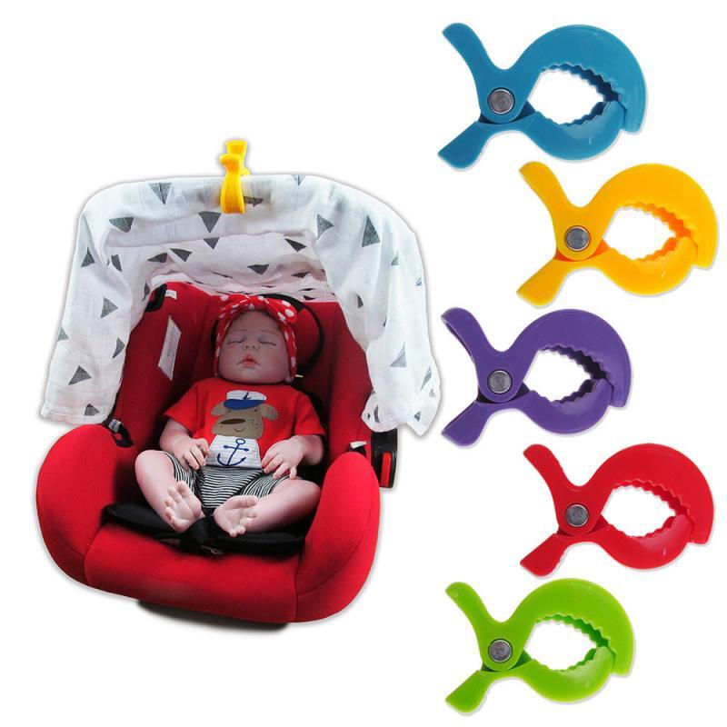 1Pcs Baby Kleurrijke Autostoel Accessoires Plastic Kinderwagen Speelgoed Clip Kinderwagen Wandelwagen Peg Om Haak Cover Deken Klamboe clips