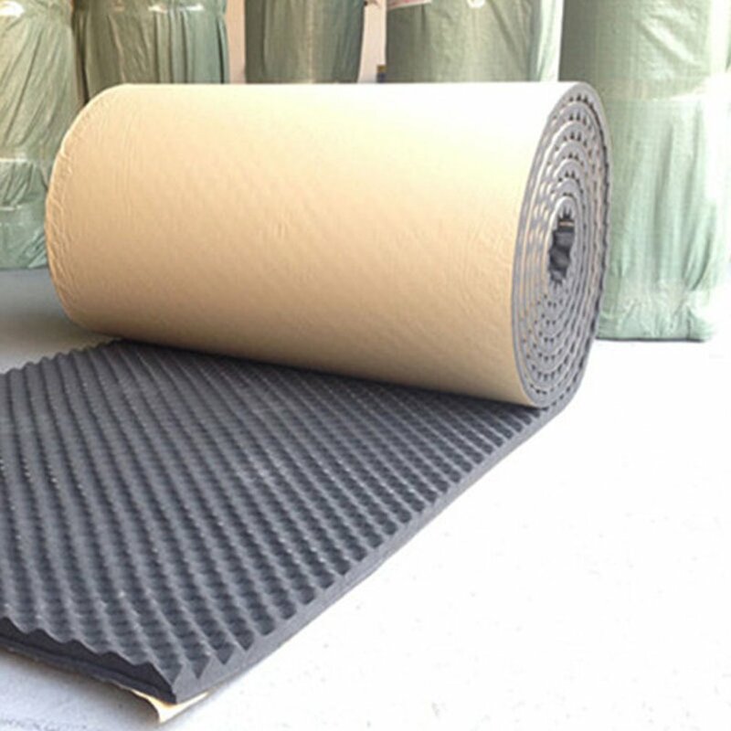 100x100cm Sound Deadener Mat Insulation Cotton Deadening Noise Acoustic Dampening Foam Subwoofer Mats for KTV Recording Studio