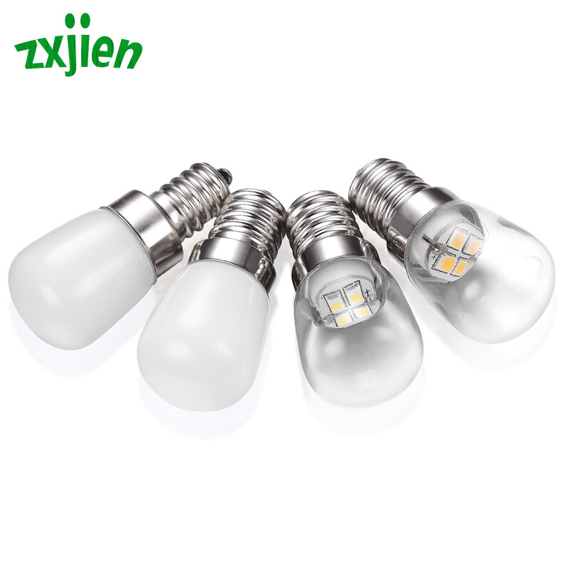 E14 DEL Lampe Réfrigérateur Ampoule 2 W AC 220 V SMD 2835 Lampe Halogène Remplacer